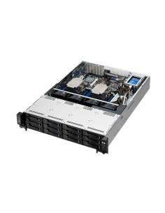 ASUS RS520-E8-RS12-E V2 Intel® C612 LGA 2011-v3 Bastidor (2U) Negro, Plata
