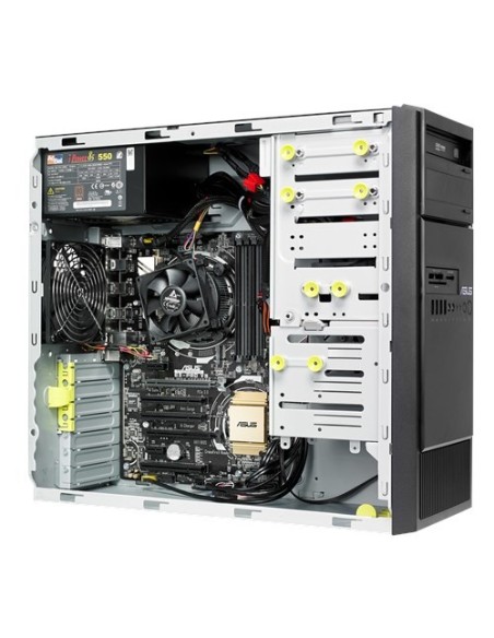 ASUS ESC300 G4 Torre DDR4-SDRAM HDD+SSD Puesto de trabajo Negro