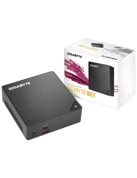 Gigabyte GB-BRI5-8250-BW PC estación de trabajo barebone UCFF Negro BGA 1356 i5-8250U 1,6 GHz