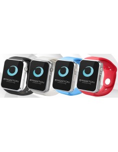 Brigmton BWATCH-BT4N smartwatch 3,91 cm (1.54") Plata