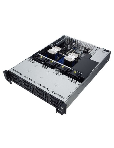 ASUS RS520-E9-RS12 Intel® C621 LGA 3647 (Socket P) Bastidor (2U) Negro, Acero inoxidable