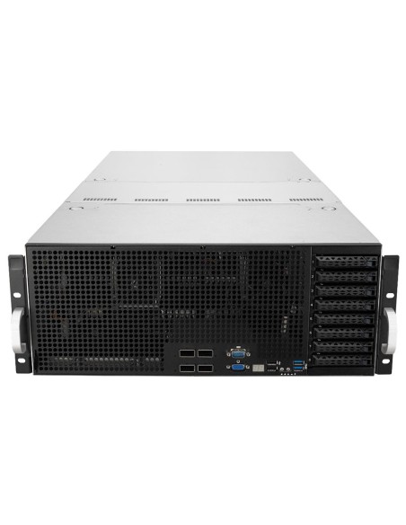 ASUS ESC8000 G4 LGA 3647 (Socket P) Bastidor (4U) Negro, Acero inoxidable