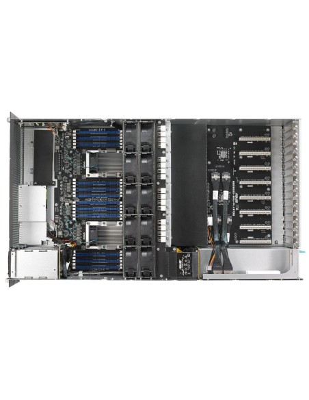 ASUS ESC8000 G4 LGA 3647 (Socket P) Bastidor (4U) Negro, Acero inoxidable