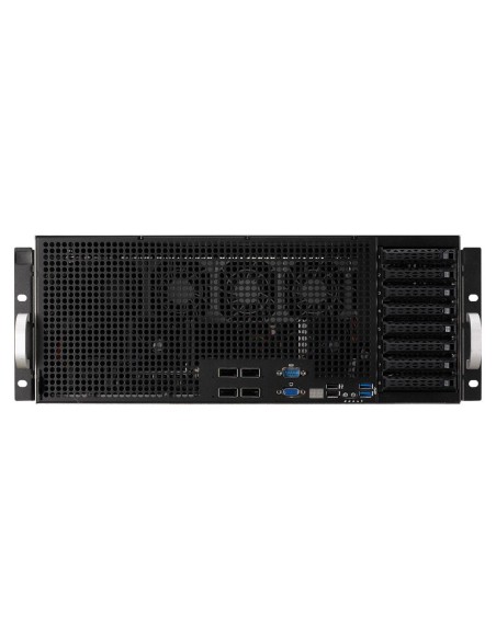 ASUS ESC8000 G4 LGA 3647 (Socket P) Bastidor (4U) Negro, Acero inoxidable