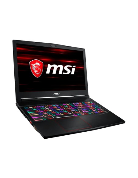 MSI Gaming GE63 8RF-039XES Raider RGB Portátil 39,6 cm (15.6") 1920 x 1080 Pixeles 8ª generación de procesadores Intel® Core™
