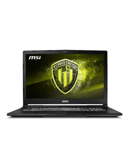 MSI Workstation WE63 8SJ-227XES Portátil 39,6 cm (15.6") 1920 x 1080 Pixeles 8ª generación de procesadores Intel® Core™ i7 16