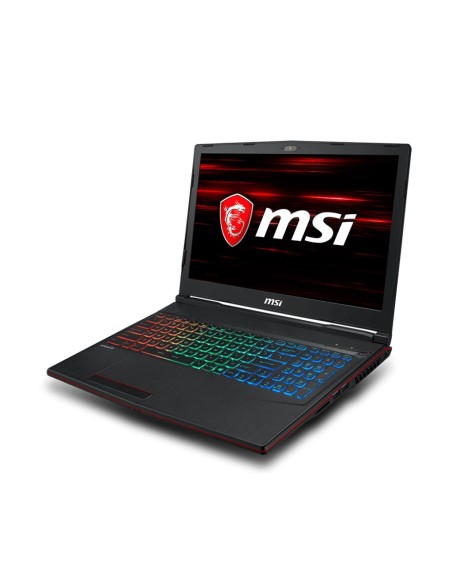 MSI Gaming GP63 8RE-675ES Leopard Portátil 39,6 cm (15.6") 1920 x 1080 Pixeles 8ª generación de procesadores Intel® Core™ i7 16