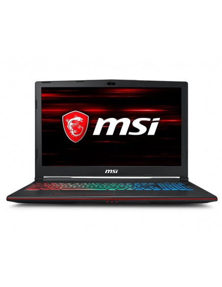 MSI Gaming GP63 8RE-684XES Leopard Portátil 39,6 cm (15.6") 1920 x 1080 Pixeles 8ª generación de procesadores Intel® Core™ i7