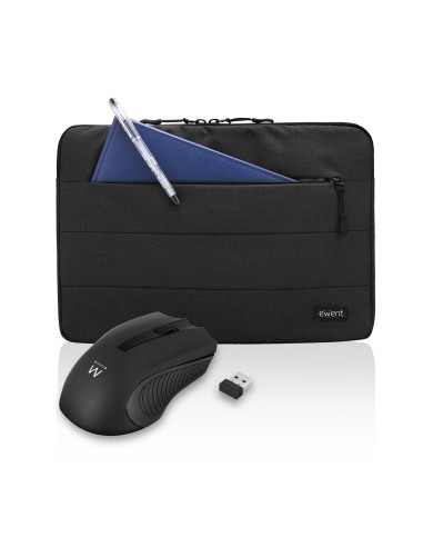 Ewent EW2533 maletines para portátil 39,6 cm (15.6") Funda Negro