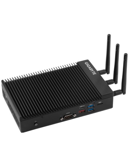 Gigabyte GB-EKI3M-7100 PC estación de trabajo barebone Negro BGA 1356 i3-7100U 2,4 GHz