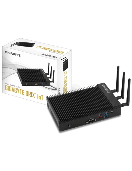 Gigabyte GB-EKI3M-7100 PC estación de trabajo barebone Negro BGA 1356 i3-7100U 2,4 GHz