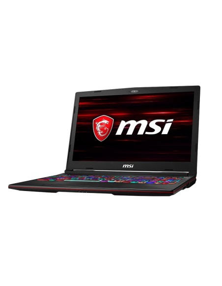 MSI Gaming GL63 8SD-269ES Portátil 39,6 cm (15.6") 1920 x 1080 Pixeles 8ª generación de procesadores Intel® Core™ i7 16 GB
