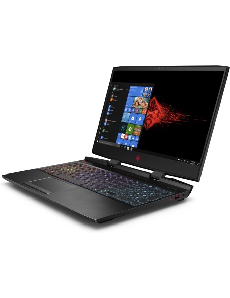 HP OMEN 15-dc0022ns Portátil 39,6 cm (15.6") 1920 x 1080 Pixeles 8ª generación de procesadores Intel® Core™ i5 12 GB DDR4-SDRAM