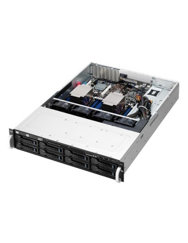 ASUS RS500-E8-RS8 V2 Intel® C610 LGA 2011-v3 Bastidor (2U) Negro