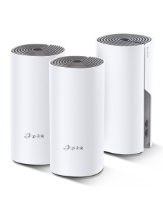 TP-LINK Deco E4 (3-pack) Doble banda (2,4 GHz   5 GHz) Wi-Fi 5 (802.11ac) Blanco, Gris 2 Interno