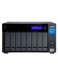 QNAP TVS-872XT Ethernet Torre Negro NAS