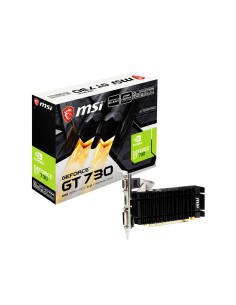 MSI GeForce GT 730 2GB GDDR3 Negra