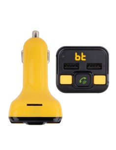 NGS Spark BT Curry 87,5 - 108 MHz Encendedor de cigarrillos Negro, Amarillo