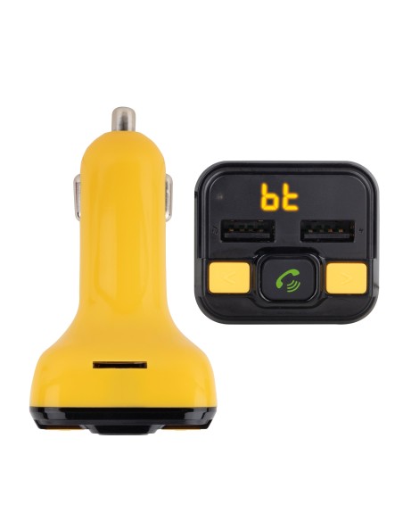 NGS Spark BT Curry 87,5 - 108 MHz Encendedor de cigarrillos Negro, Amarillo