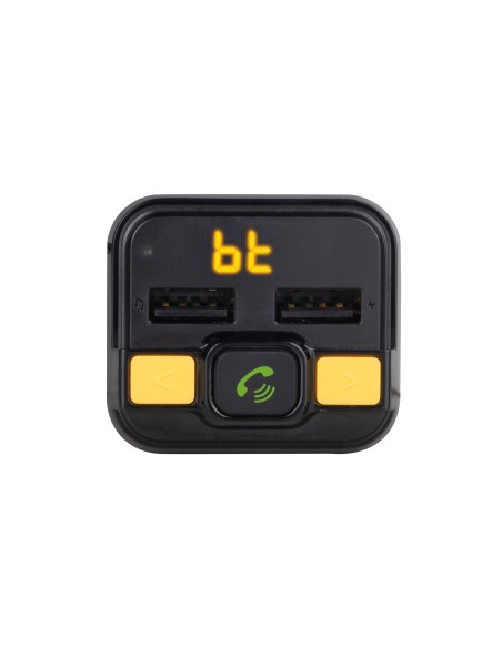 NGS Spark BT Curry 87,5 - 108 MHz Encendedor de cigarrillos Negro, Amarillo