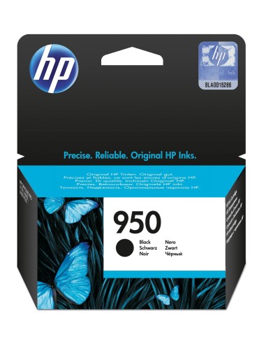 HP 950 cartucho de tinta 1 pieza(s) Original Rendimiento estándar Negro