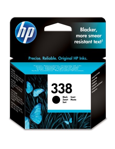 HP 338 cartucho de tinta 1 pieza(s) Original Rendimiento estándar Foto negro