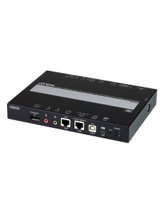 Aten 1 switch KVM a través de IP DisplayPort 4K de un solo puerto para acceso a recurso compartido local remoto