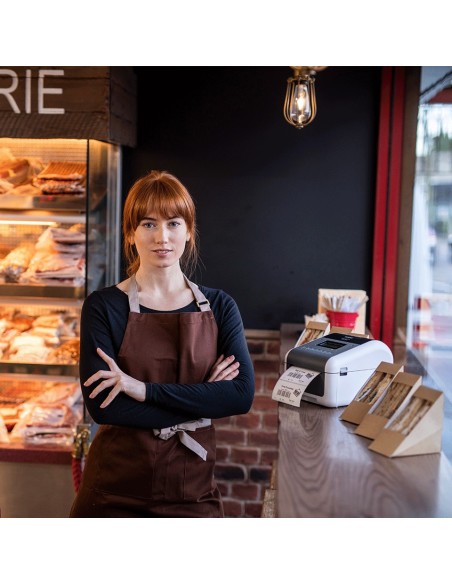 Brother TD-4550DNWB impresora de etiquetas Térmica directa 300 x 300 DPI Inalámbrico y alámbrico