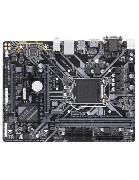 Gigabyte B360M HD3 placa base LGA 1151 (Zócalo H4) Intel B360 Express Micro ATX