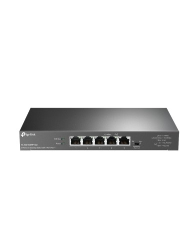 TP-Link TL-SG105PP-M2 switch No administrado Gigabit Ethernet (10 100 1000) Negro