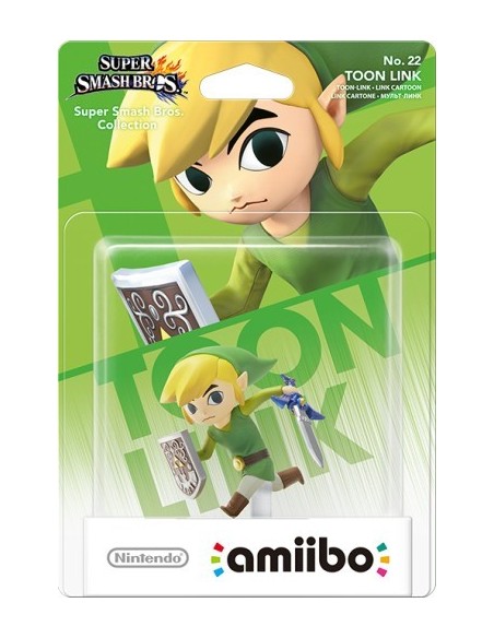 FIGURA NINTENDO AMIIBO SMASH TOON LINK 22