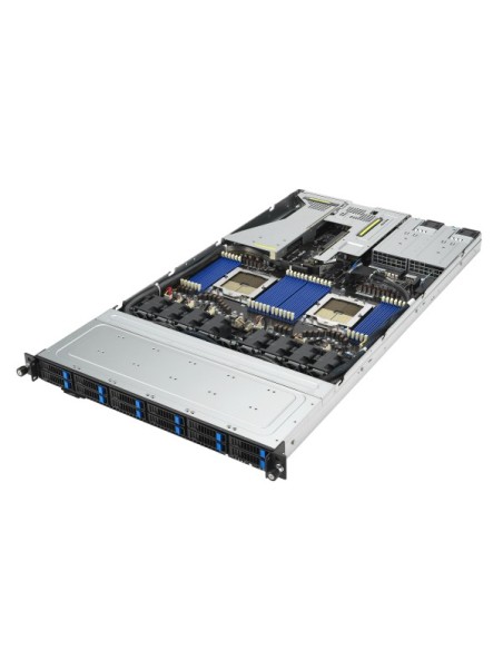 ASUS RS700A-E12-RS12U Socket SP5 Bastidor (1U) Negro, Acero