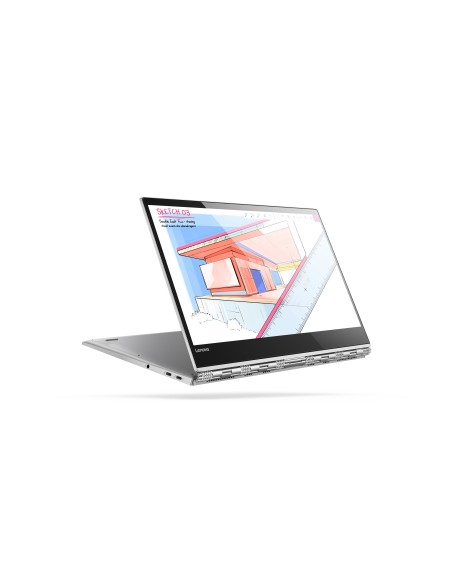 Lenovo Yoga 920 Glass Plata Híbrido (2-en-1) 35,3 cm (13.9") 3840 x 2160 Pixeles Pantalla táctil 8ª generación de procesadores I