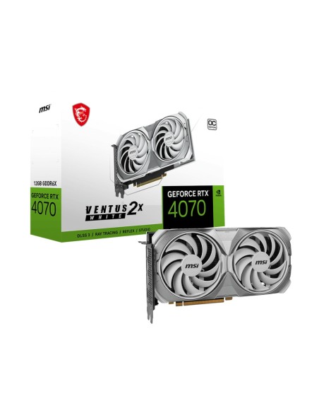 TARJETA GRÁFICA MSI RTX 4070 VENTUS 2X WHITE 12G OC