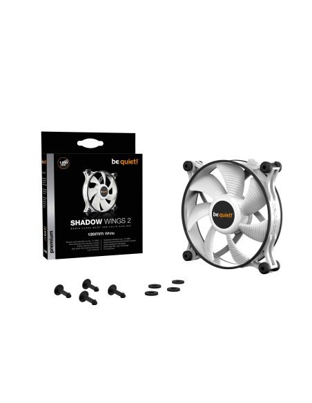 Ventilador be quiet! BL088 12 cm Blanco