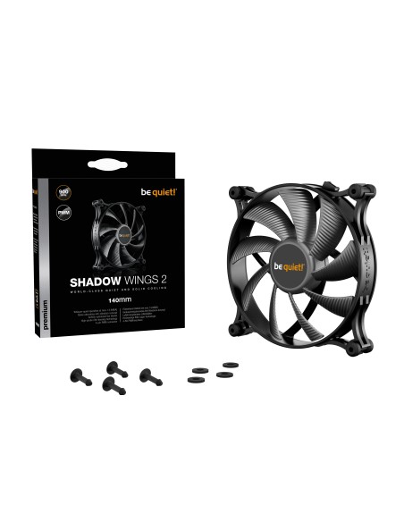 VENTILADOR 140X140 BE QUIET SHADOW WINGS 2 PWM BL087