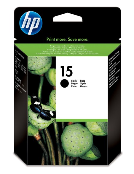 HP 15 cartucho de tinta 1 pieza(s) Original Negro