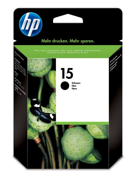 HP 15 cartucho de tinta 1 pieza(s) Original Negro
