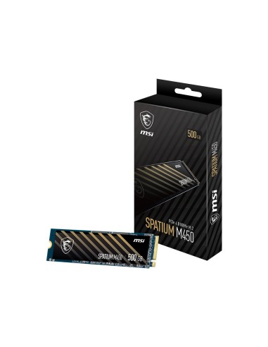 MSI Spatium M450 500GB M.2 NVMe Negro