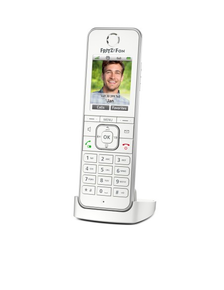 AVM FRITZ!Fon C6 International Teléfono DECT Identificador de llamadas Blanco