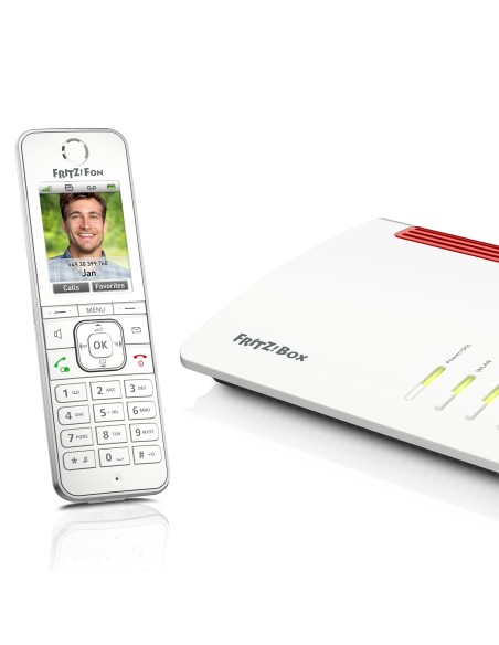 AVM FRITZ!Fon C6 International Teléfono DECT Identificador de llamadas Blanco