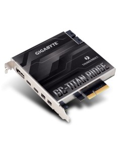 Gigabyte GC-TITAN RIDGE tarjeta y adaptador de interfaz Interno DisplayPort, Mini DisplayPort, Thunderbolt 3