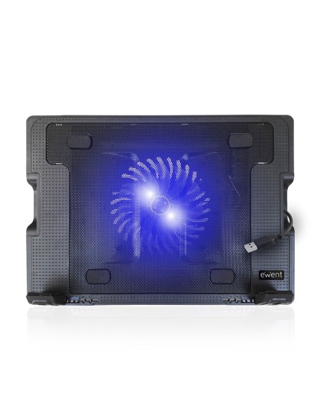 Ewent EW1258 almohadilla fría 43,2 cm (17") 1000 RPM Negro