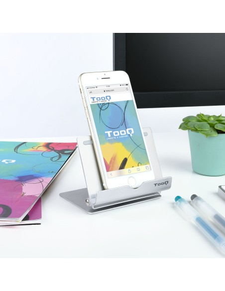 TooQ PH0002-S soporte Soporte pasivo Teléfono móvil smartphone, Tablet UMPC Plata