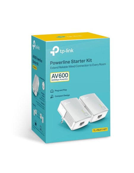 TP-LINK PA411KIT 500 Mbit s Ethernet Blanco 2 pieza(s)