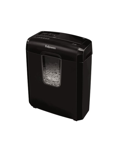 Fellowes Powershred 6C triturador de papel Corte cruzado 22 cm Negro