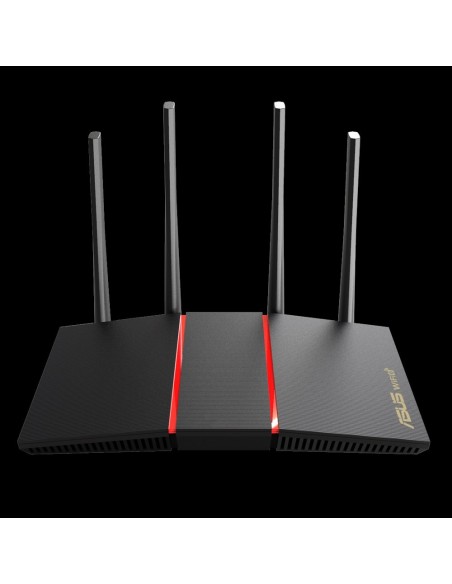 ASUS RT-AX55 router inalámbrico Gigabit Ethernet Doble banda (2,4 GHz   5 GHz) Negro