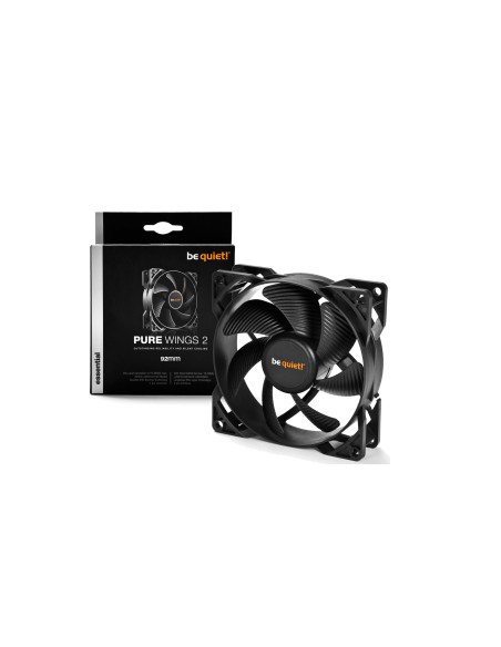 Ventilador be quiet! PURE WINGS 2, 92mm 9,2 cm Negro