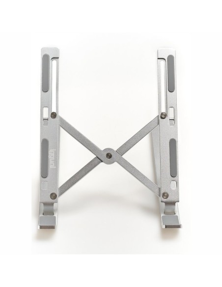 iggual Soporte portátil plegable aluminio plata 17