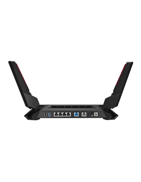 ASUS GT-AX6000 AiMesh router inalámbrico Gigabit Ethernet Doble banda (2,4 GHz   5 GHz) 3G 4G Negro